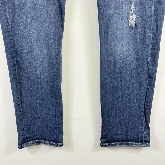 Kut from the Kloth Distressed Holes Straight Leg High Rise Jeans Women's 18 18W - Picture 4 of 9